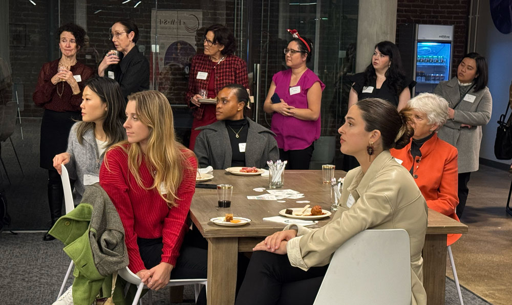 WOmen at holiday party